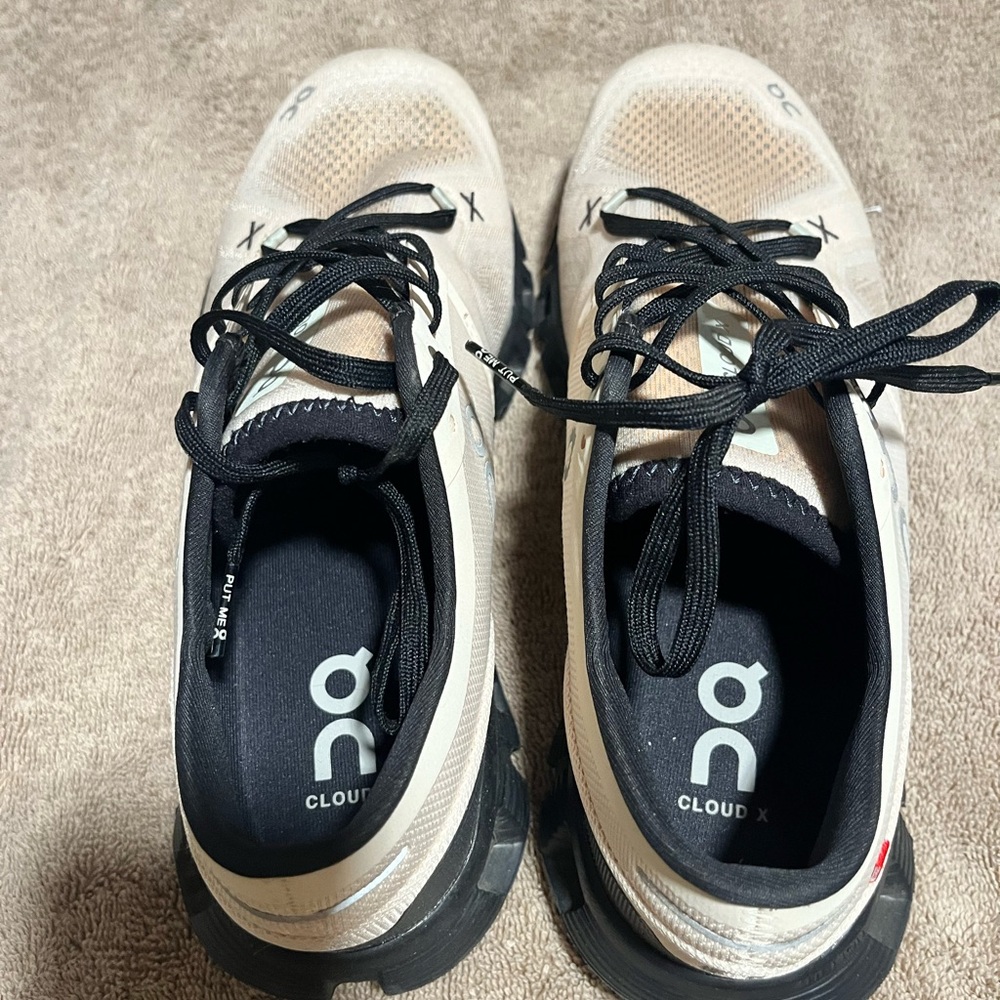 On Cloud X Shoes Womens Size 9 Fawn Magnet Running Sneakers CloudTec Athletic - Picture 3 of 6